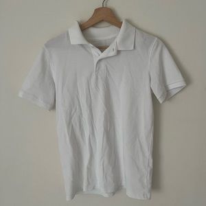 cat & jack boys white polo